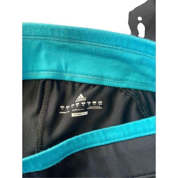 Adidas Women's Climate Athletic Work Out Black Capri Leggings Size M - Picture 4 of 14